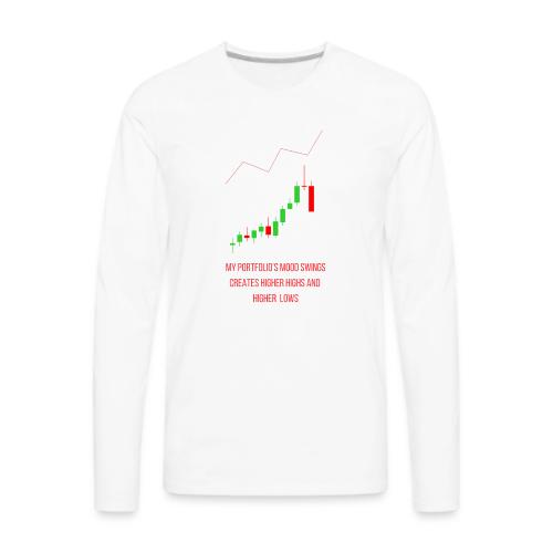 Technical Analysis Trading T-Shirt| Sarcastic - Men's Premium Long Sleeve T-Shirt