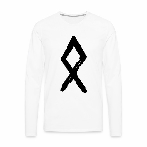 Elder Futhark Rune - Letter O - Men's Premium Long Sleeve T-Shirt