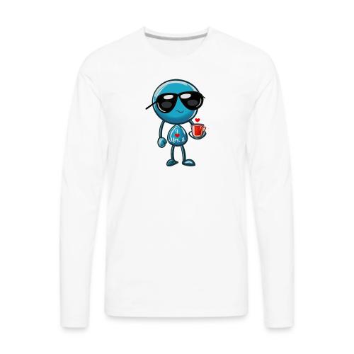 Smoon_I love Mrs S_Blue - Men's Premium Long Sleeve T-Shirt