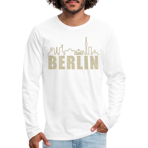 Skyline of Berlin - Men's Premium Long Sleeve T-Shirt