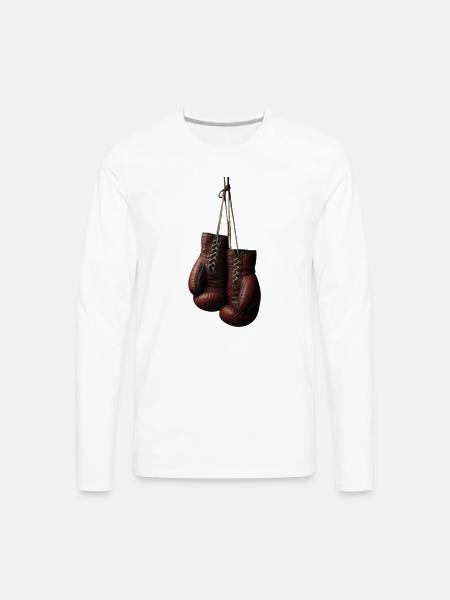 Boxing - Men's Premium Long Sleeve T-Shirt - white