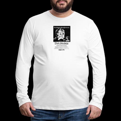 Dark Shadows WNBC TV-4 Newspaper Ad - Men's Premium Long Sleeve T-Shirt