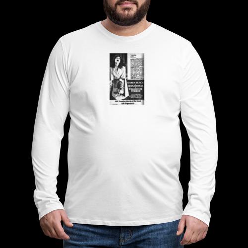Trilogy of Terror Newspaper Ad - Men's Premium Long Sleeve T-Shirt