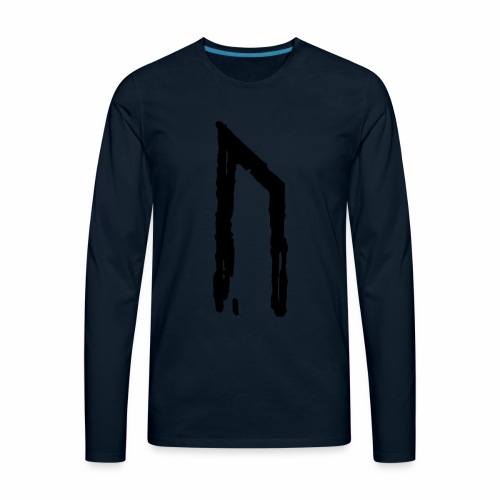 Elder Futhark Rune Uruz - Letter U - Men's Premium Long Sleeve T-Shirt