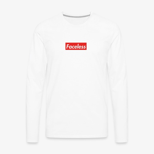 Faceless - Men's Premium Long Sleeve T-Shirt