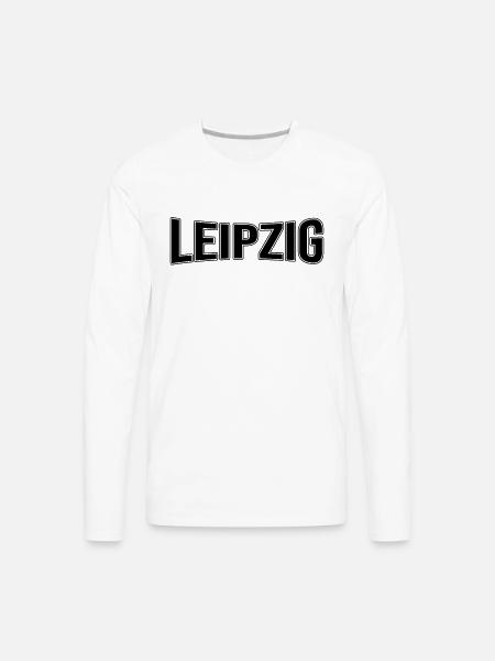Leipzig - Men's Premium Long Sleeve T-Shirt - white