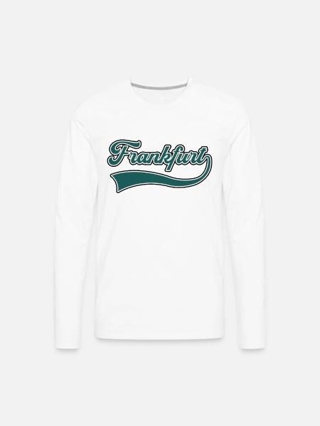 frankfurt germany - Men's Premium Long Sleeve T-Shirt - white