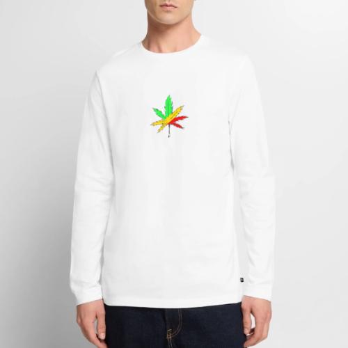 Rasta leaf - Men's Premium Long Sleeve T-Shirt