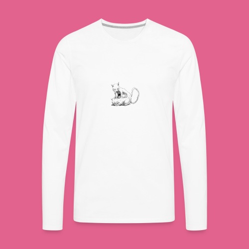 morbid cats - Men's Premium Long Sleeve T-Shirt