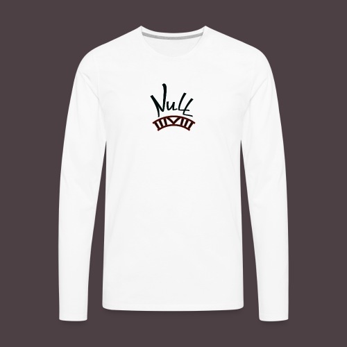 Null Logo - Men's Premium Long Sleeve T-Shirt