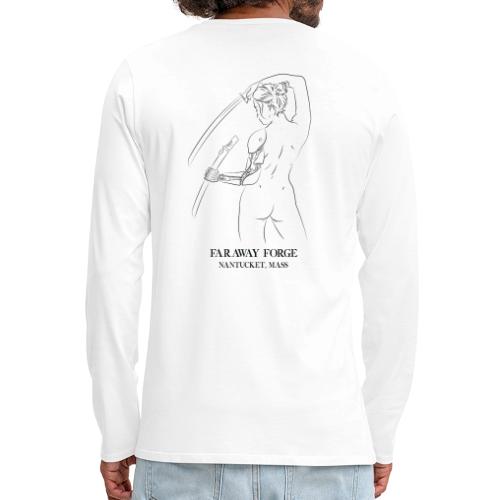 The Cyberpunk Samurai - White - Men's Premium Long Sleeve T-Shirt