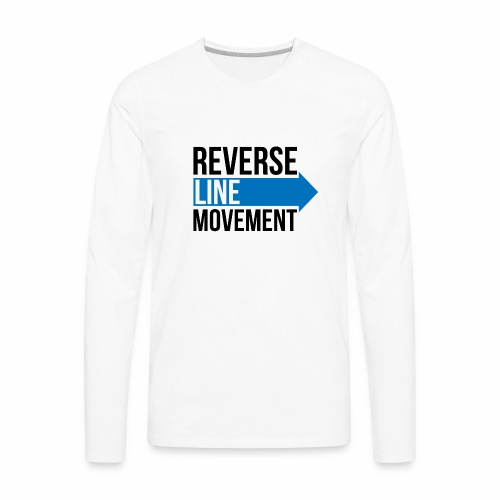 Reverse Line Movement - Men's Premium Long Sleeve T-Shirt