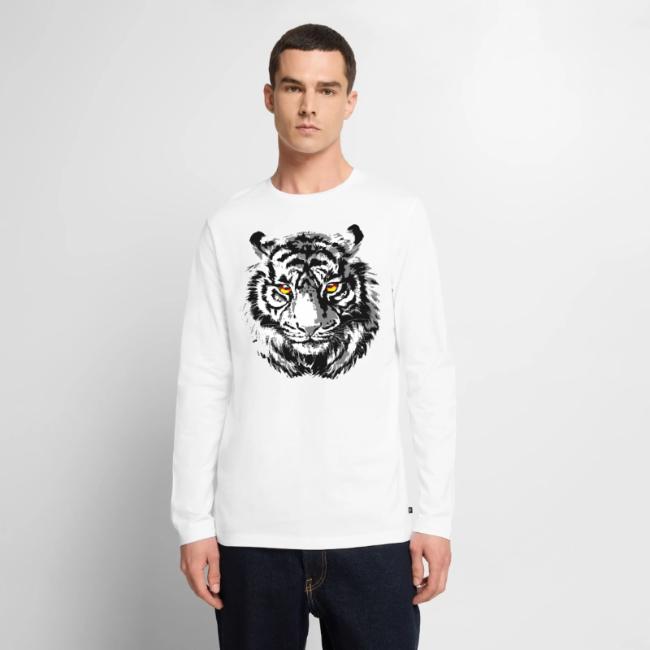 Tiger Head - Tiger Artwork - Wildlife Big Cats