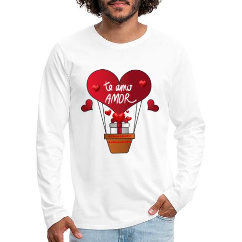 Fashion Valentine's Day Hearts, Gifts February 14 - Men's Premium Long Sleeve T-Shirt