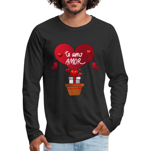 Fashion Valentine's Day Hearts, Gifts February 14 - Men's Premium Long Sleeve T-Shirt