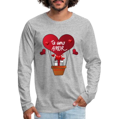 Fashion Valentine's Day Hearts, Gifts February 14 - Men's Premium Long Sleeve T-Shirt