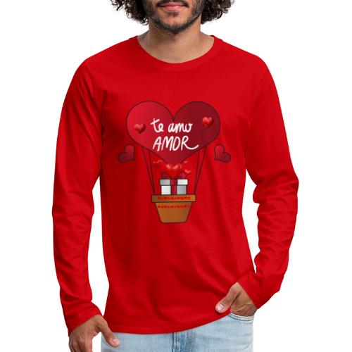 Fashion Valentine's Day Hearts, Gifts February 14 - Men's Premium Long Sleeve T-Shirt