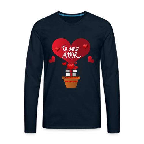 Fashion Valentine's Day Hearts, Gifts February 14 - Men's Premium Long Sleeve T-Shirt