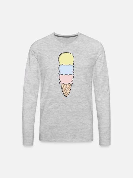 Sweet Dreams and Good Days - Men's Premium Long Sleeve T-Shirt - heather gray