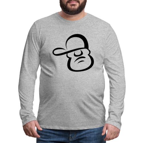 Cartoon Face - Men's Premium Long Sleeve T-Shirt