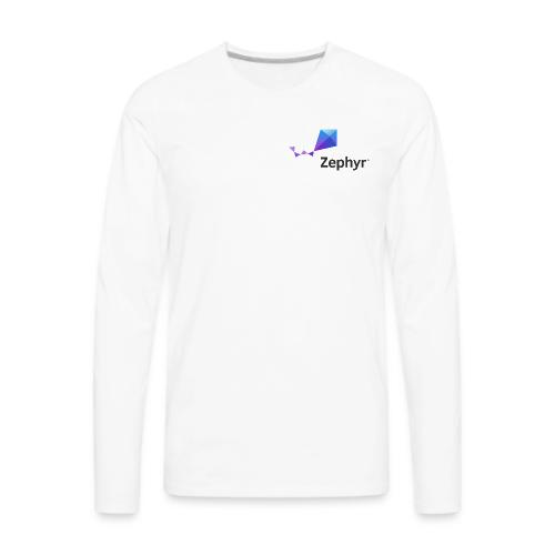 Zephyr w/ URL on back - Men's Premium Long Sleeve T-Shirt