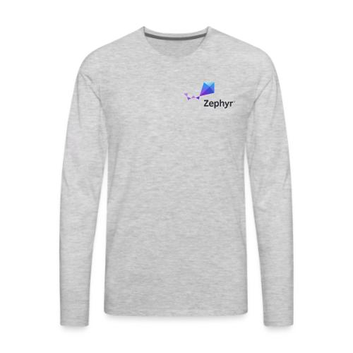 Zephyr w/ URL on back - Men's Premium Long Sleeve T-Shirt