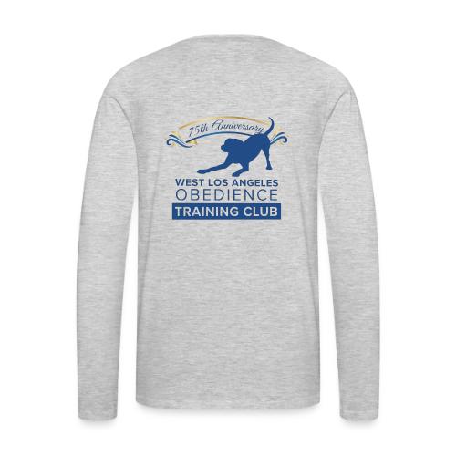 75th Anniversary Front and Back - Men's Premium Long Sleeve T-Shirt