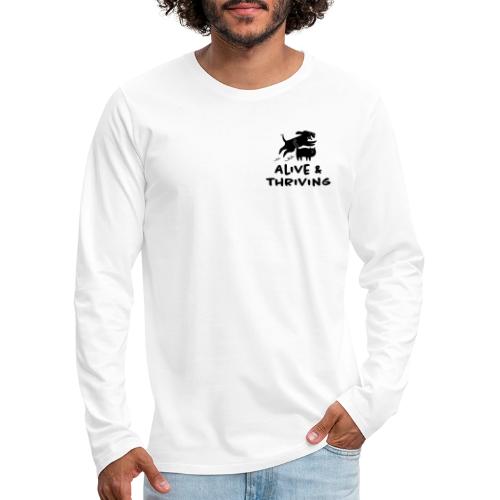 Alive Thriving Animal Behavior Program - Men's Premium Long Sleeve T-Shirt