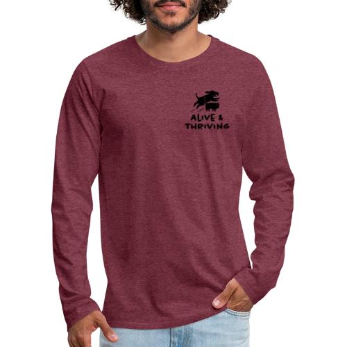 Alive Thriving Animal Behavior Program - Men's Premium Long Sleeve T-Shirt