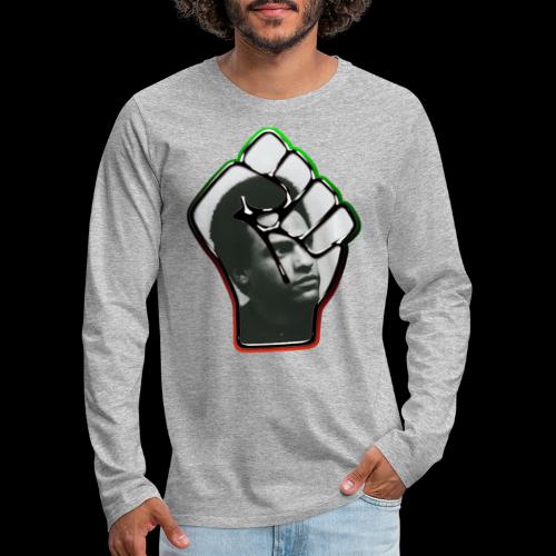 Huey Newton RBG Fist - Men's Premium Long Sleeve T-Shirt