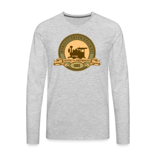 Bandit Canyon Railway - Men's Premium Long Sleeve T-Shirt