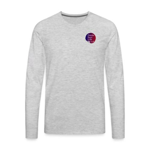 Create Your Life Sticker - Men's Premium Long Sleeve T-Shirt