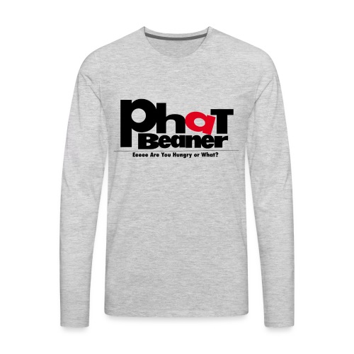 Classic Black PB Logo - Men's Premium Long Sleeve T-Shirt