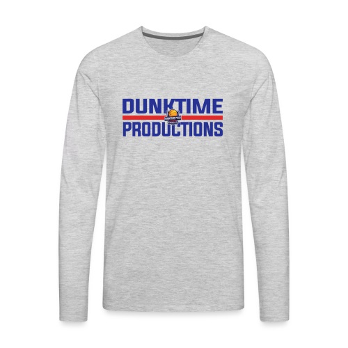 DUNKTIME Retro logo - Men's Premium Long Sleeve T-Shirt