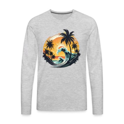 Sunshine Peak Waves - Men's Premium Long Sleeve T-Shirt