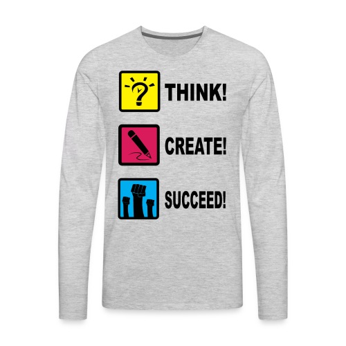 thinkcreatesucceed - Men's Premium Long Sleeve T-Shirt