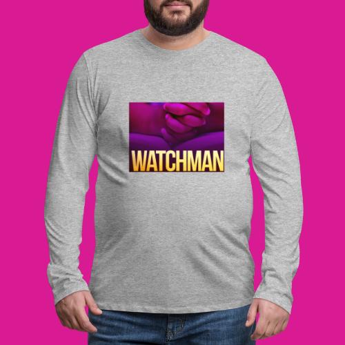 Watchman design - Men's Premium Long Sleeve T-Shirt