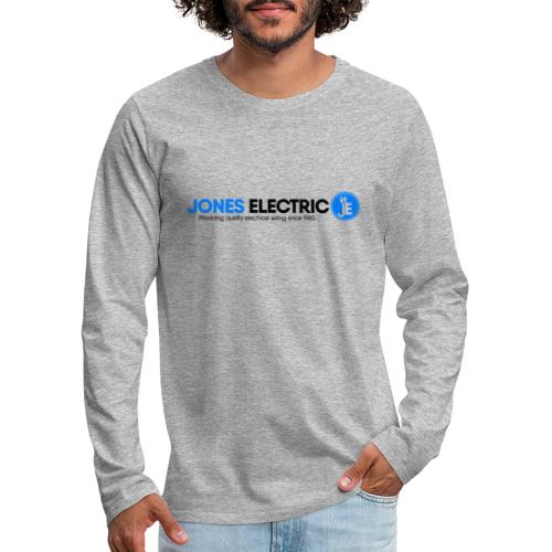 Jones Electric Logo Vector - Men's Premium Long Sleeve T-Shirt