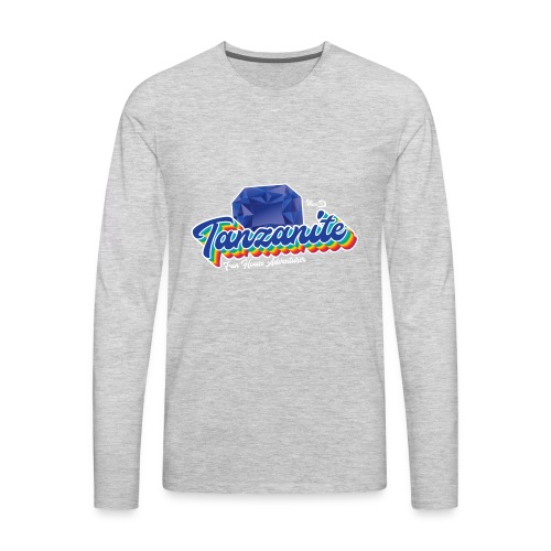 Tanzanite Birthstone Gem - Men's Premium Long Sleeve T-Shirt