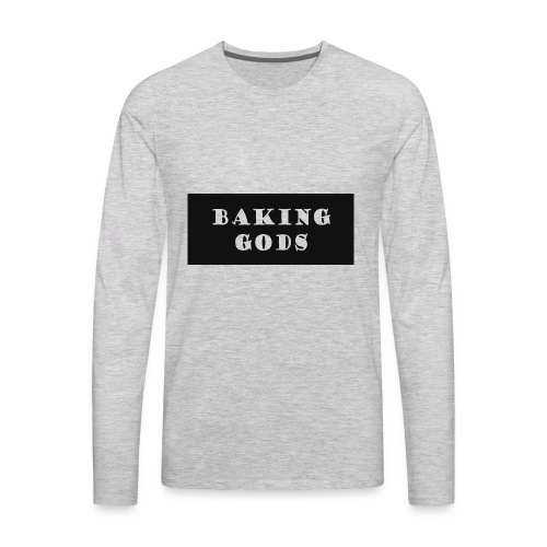 baking gods - Men's Premium Long Sleeve T-Shirt