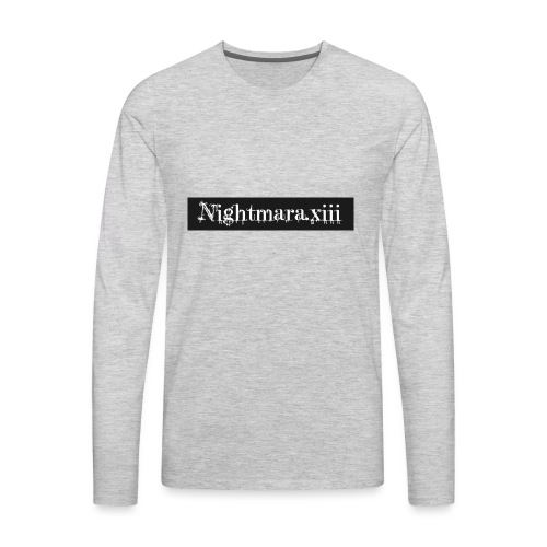 Nightmara logo written - Men's Premium Long Sleeve T-Shirt