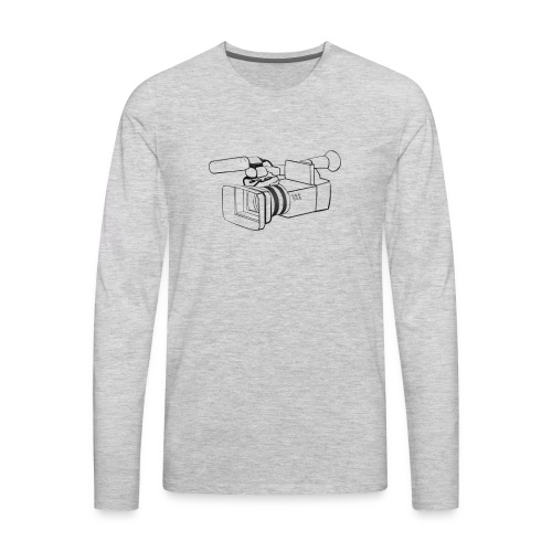 Camcorder Video Camera - Men's Premium Long Sleeve T-Shirt
