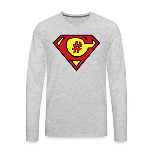 C# Hero Woman - Men's Premium Long Sleeve T-Shirt