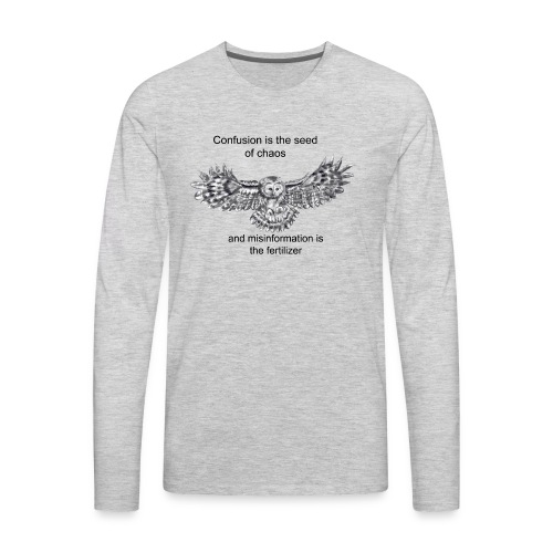 Chaos owl - Men's Premium Long Sleeve T-Shirt
