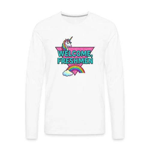 Welcome, Freshmen - Men's Premium Long Sleeve T-Shirt