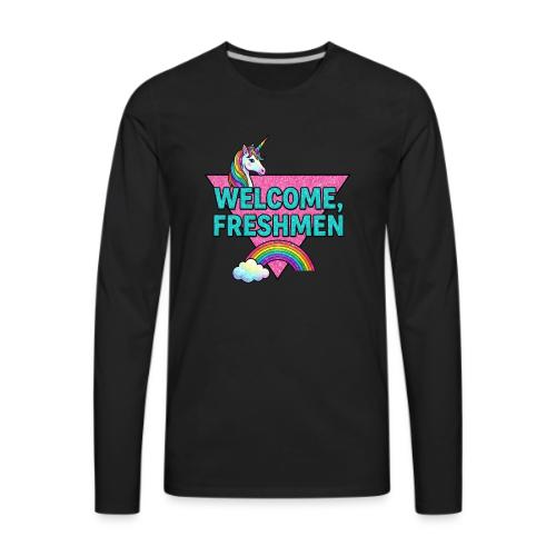 Welcome, Freshmen - Men's Premium Long Sleeve T-Shirt
