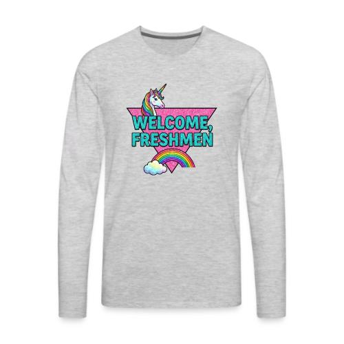 Welcome, Freshmen - Men's Premium Long Sleeve T-Shirt