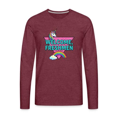Welcome, Freshmen - Men's Premium Long Sleeve T-Shirt