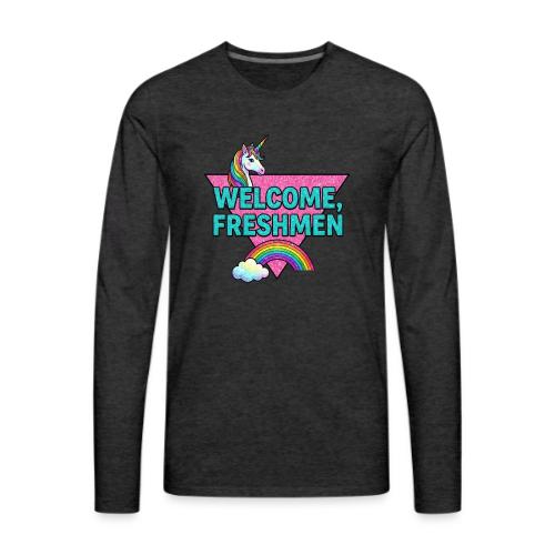 Welcome, Freshmen - Men's Premium Long Sleeve T-Shirt