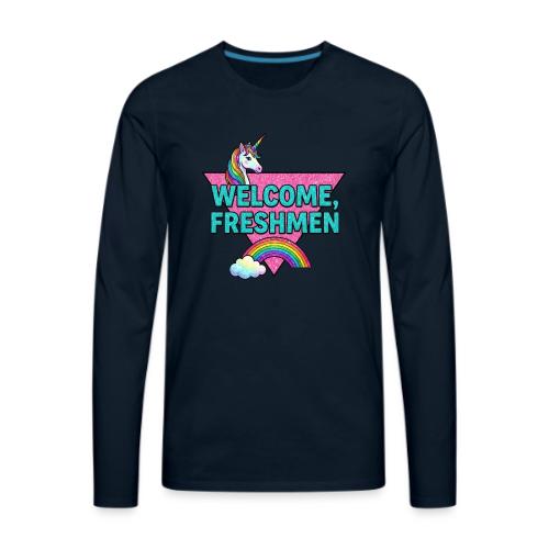 Welcome, Freshmen - Men's Premium Long Sleeve T-Shirt